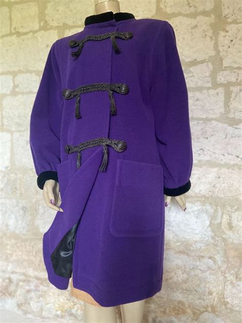 yves saint laurent rive gauche wool long coat|Yves Saint Laurent Rive Gauche Vintage 2000 Coat .